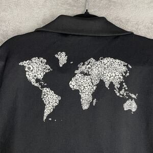 2010 FIFA World Cup South Africa Adidas Track Jacket Mens Large Black Soccer